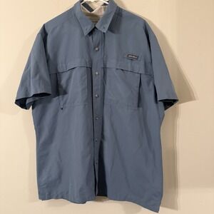 Lot Of 3 Eddie Bauer Performance Vented Back Mesh Fishing Shirts Lot Men's XL